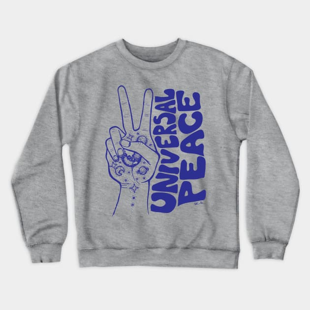 Universal Peace Crewneck Sweatshirt by The Soul Creative